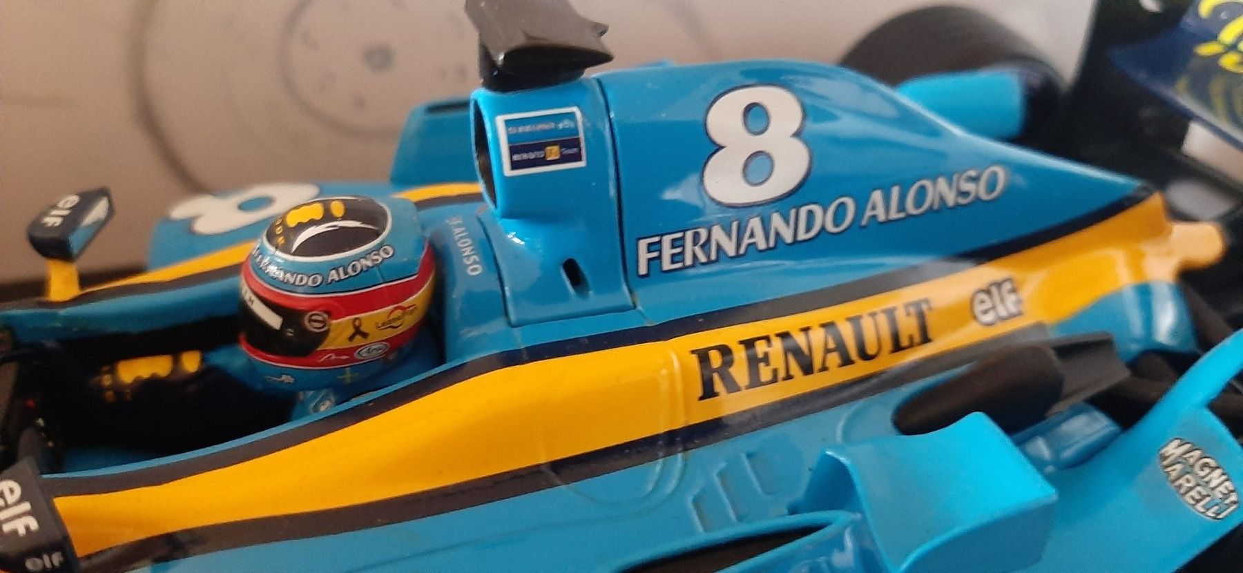 Renault R24 Fernando Alonso F1 Hotwheels 1:18 (Neu und 