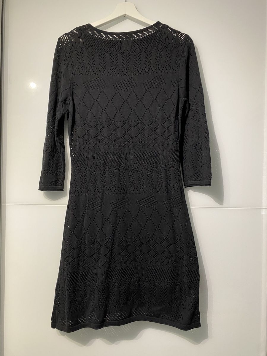 Vestiti: Damen Strickkleid schwarz Grösse 40 – Usato da Hausen AG venduto da corinne_g 1