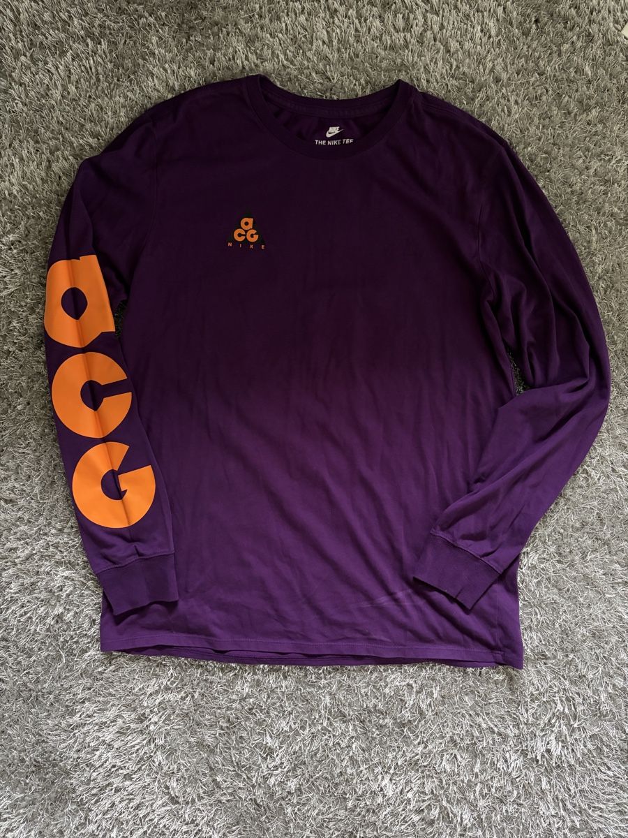 Nike Maglioni & Felpe: Nike ACG Purple Long Sleeve Tee – Nuovo (secondo la descrizione) da Brislach venduto da edu_t6pq 2