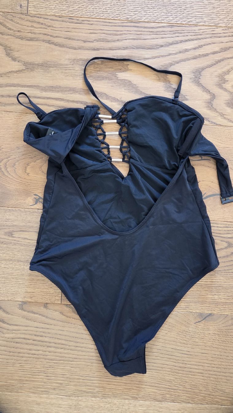 Costumi da bagno & Bikini: Badeanzug Schwarz Gr M Damen  – Nuovo (secondo la descrizione) da Courgevaux venduto da mel_v6qd 1