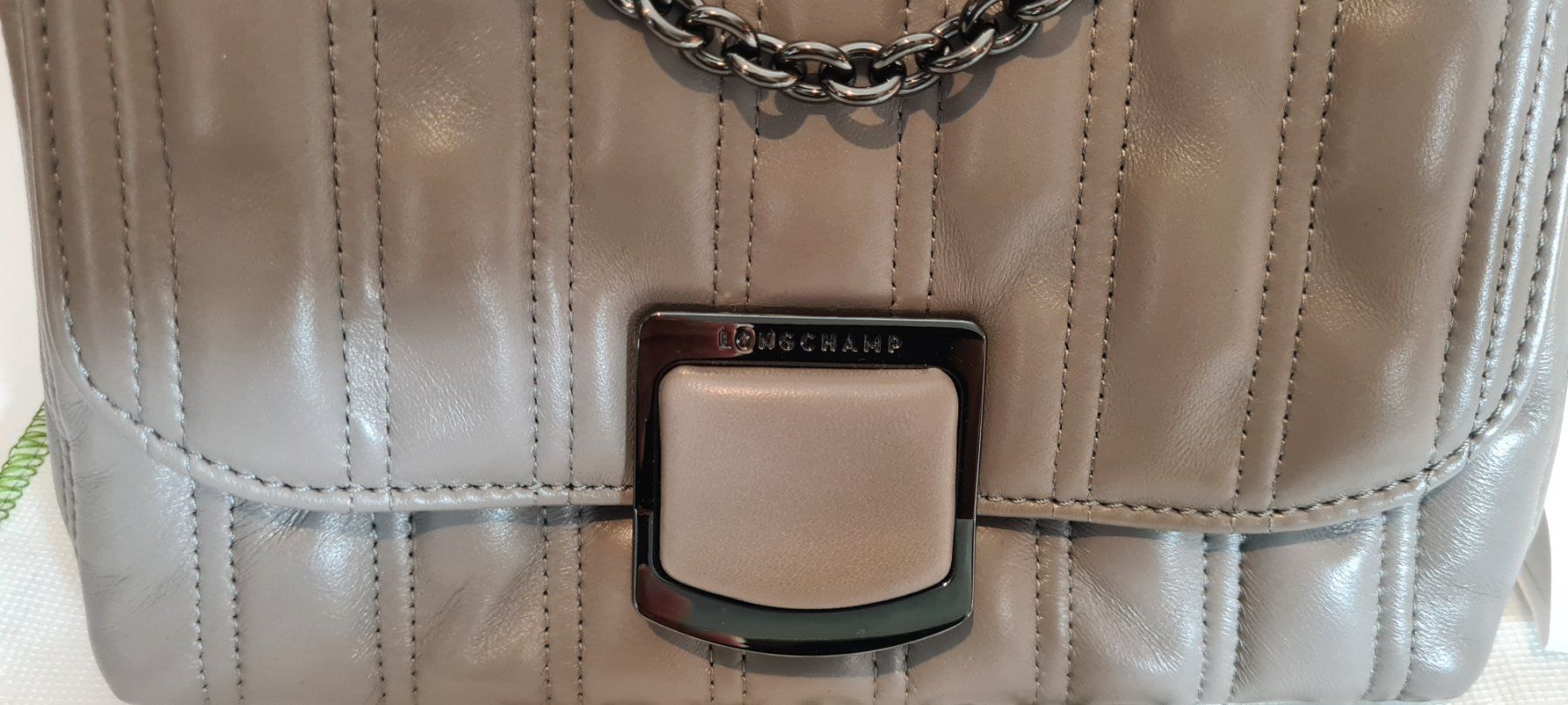 Longchamp Borse da donna: Longchamp BRIOCHE Umhängetasche S - GrauLeder – Nuovo (secondo la descrizione) da Gattikon venduto da lavric_d 5