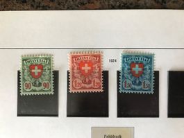 1924, Wappenmuster 163 - 165 **