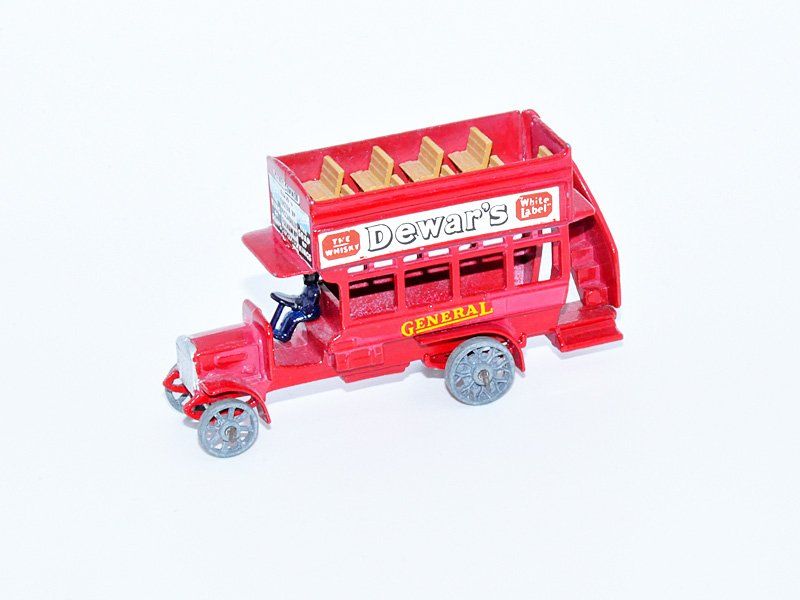 Matchbox Modellini d'auto: Matchbox MoY No.2A  "B" TYPE BUS 1912-1920 – Usato da Zufikon venduto da MatchboxCorner 3