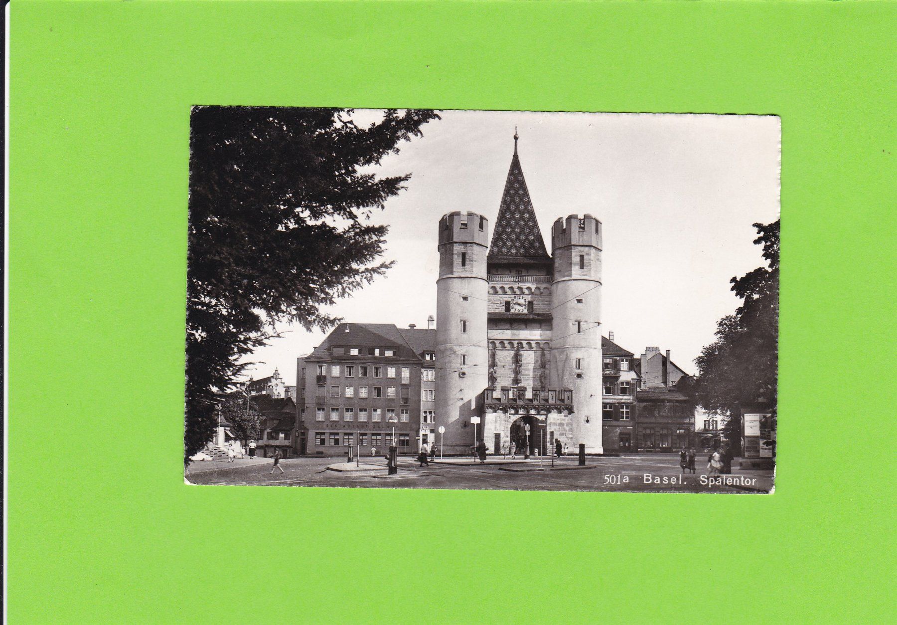 Cartoline postali: Basel-Spalentor-belebt – Usato da St. Peterzell venduto da neckertal