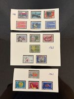 Briefmarken Schweiz 1958-1963 gute Erhaltung
