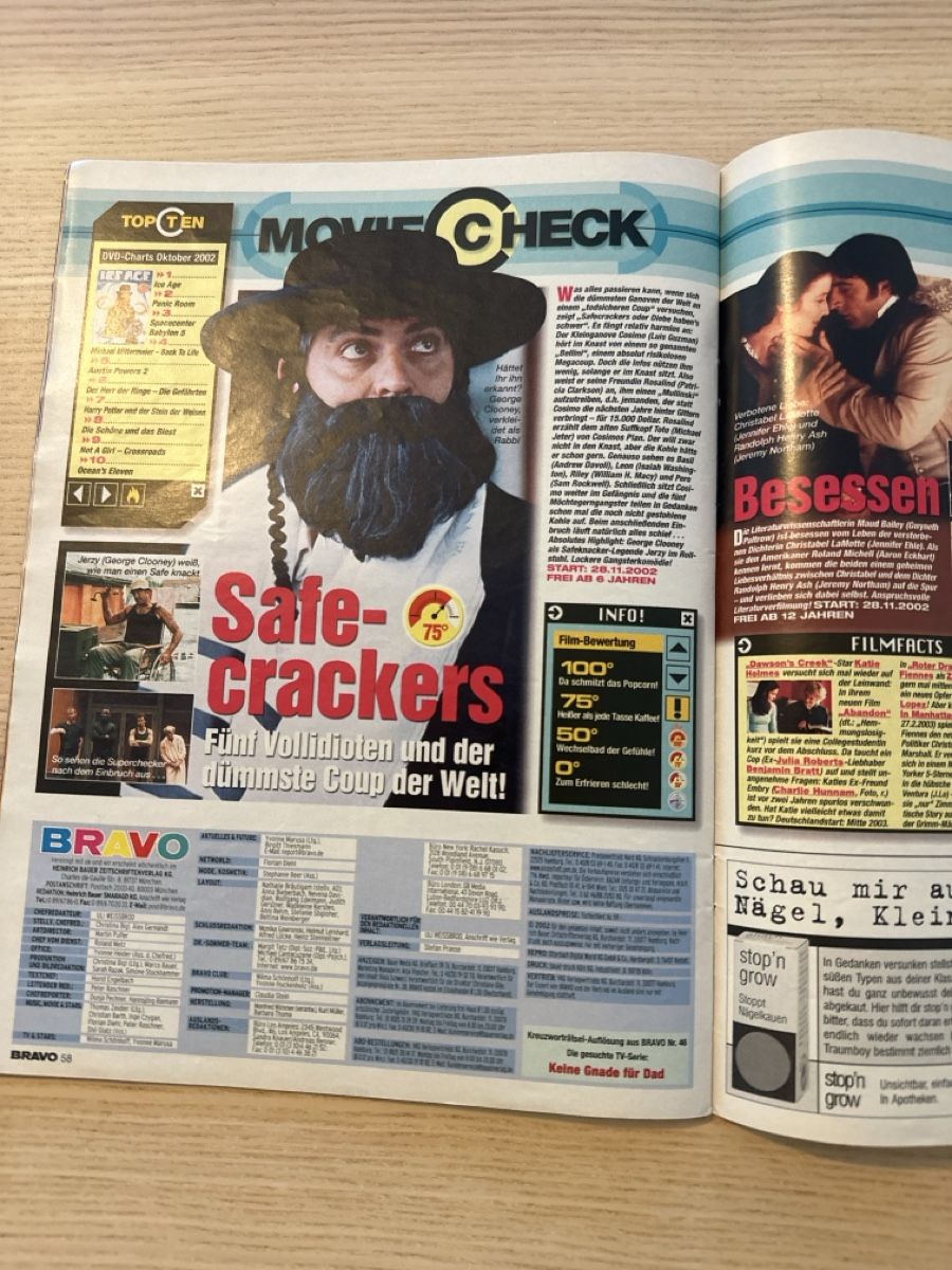 Zeitschriften & Magazine: Bravo Magazin 48/2002 – Gebraucht aus Zürich von Stern8055 2