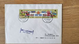 DDR Briefmarke, Arbeiterfestspiele 1988, Luftpost Rarität