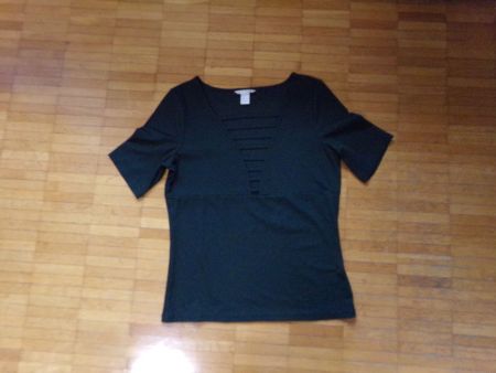 Damen T-Shirt dunkel grün  Gr. M   H&M