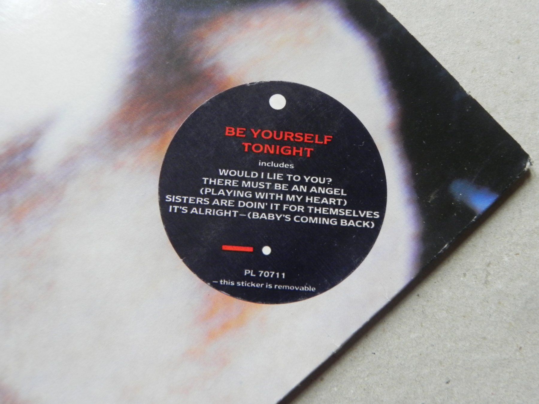 Schallplatten: LP brit. Rock Pop Duo Eurythmics 1985 Be yourself Tonight – Gebraucht aus Siebnen von krimsie 1