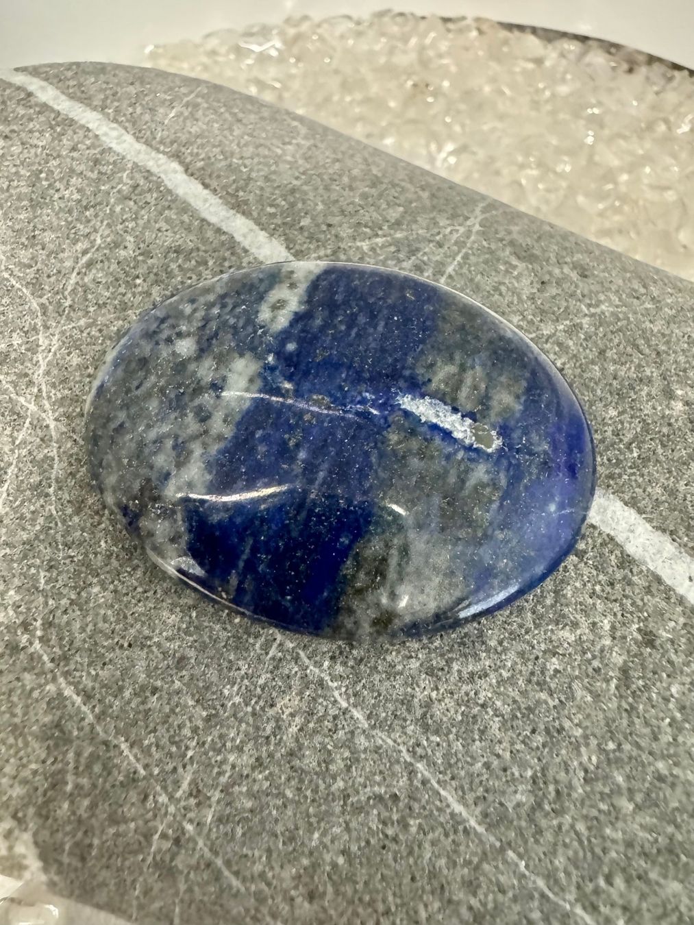 Edelsteine: Daumenstein Lapislazuli – Neu (gemäss Beschreibung) aus Biberist von Steine