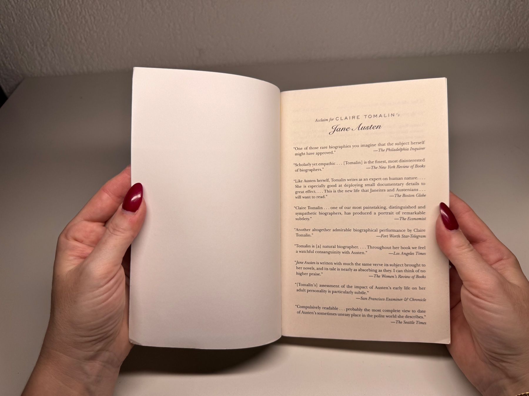 Libri: NOVEL: Jane Austen, Claire Tomalin – Usato da Grosswangen venduto da English_books 2