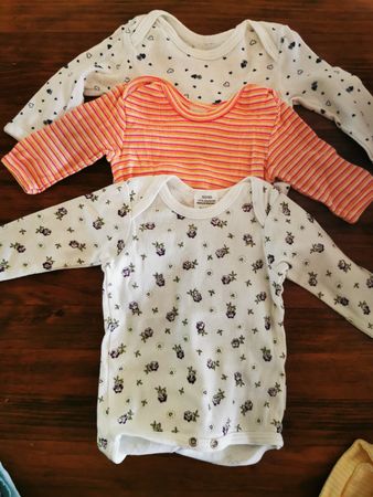 Body langarm 3er Pack Grösse 50/56