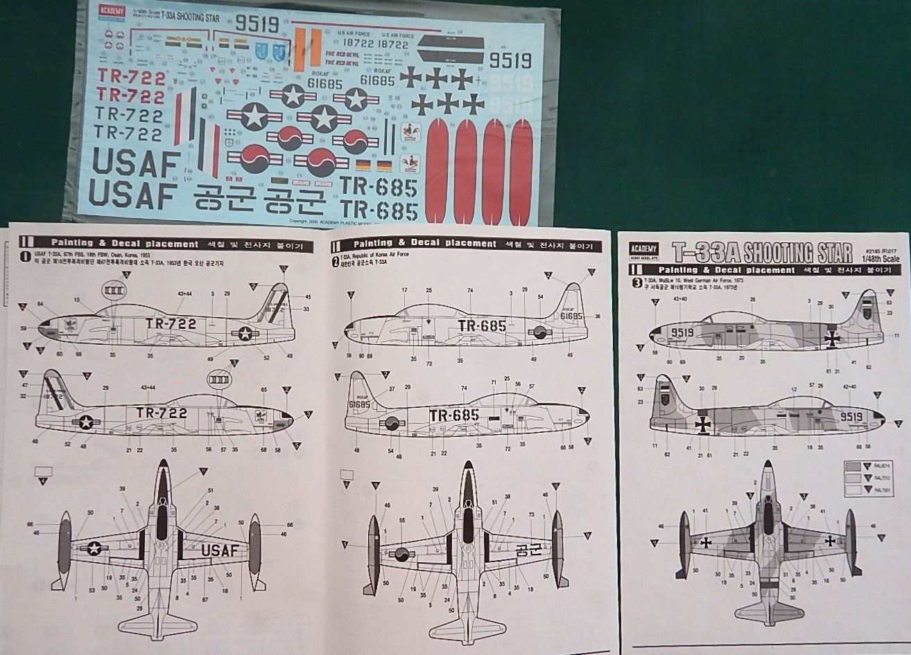 Academy Kit di modellismo & Modellini statici: T-33 Shooting Star – Nuovo e nell'imballaggio originale da Neuchâtel venduto da PAB2000 3