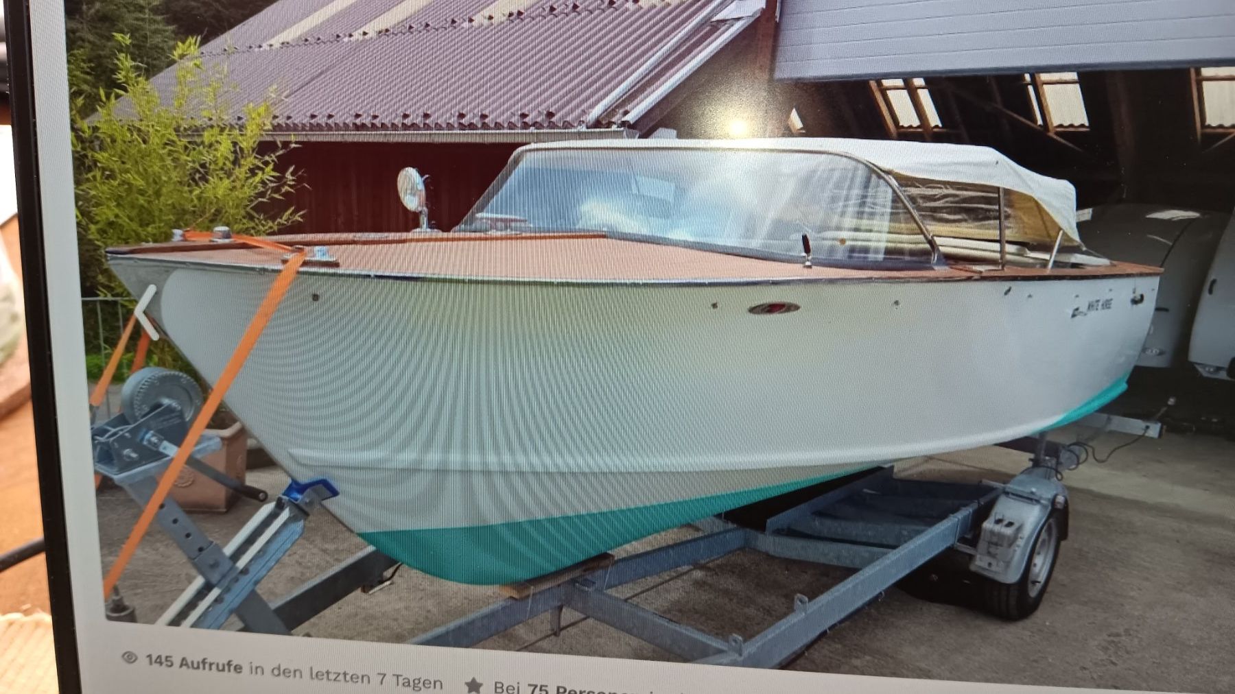 Barche: Riva Burkhardt 580 Oldtimer Motorboot restauriert 1969 – Usato da Wauwil venduto da fiero2000 2