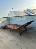 Chaise longue en bois ALMERIA pliable