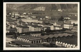 Bellinzona, Teilansicht mit Lagerhallen 
