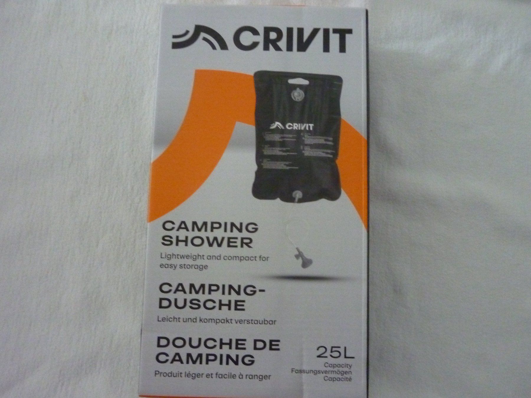 Docce: Crivit Camping-Dusche – Nuovo e nell'imballaggio originale da Vaduz venduto da red94angel