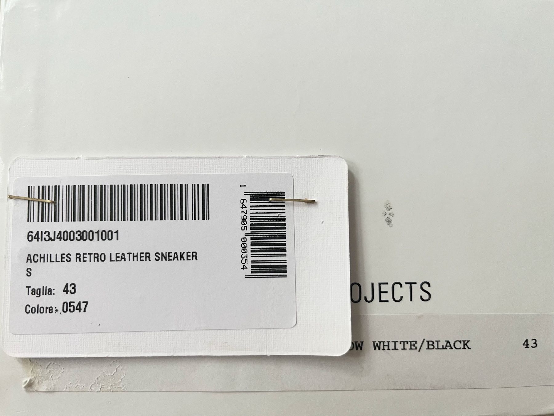 Scarpe da uomo: Common Projects Achilles Retro Leather Sneaker, EU43, NEU – Nuovo e nell'imballaggio originale da Zürich venduto da lou.lisa 8