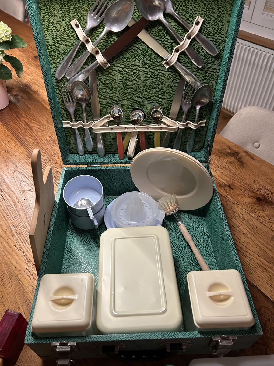 Valigie: Vintage Picknick-Koffer, Camping – Usato da Melchnau venduto da tkoenig93 2