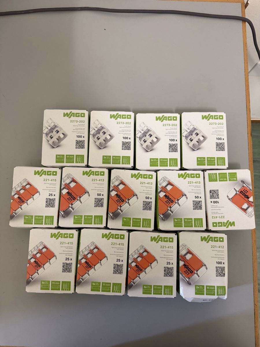 Wago Componenti elettronici: Wago Klemmen Neu,  – Nuovo e nell'imballaggio originale da Zürich venduto da papaplatte