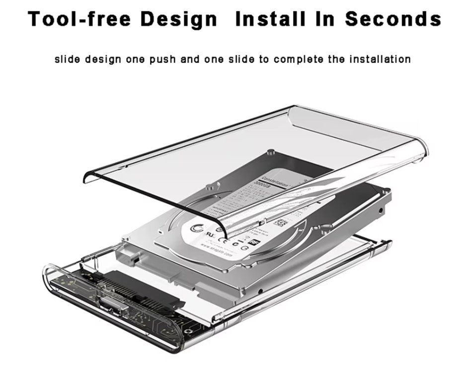 Unità & Adattatore: USB 3.0 SATA 2.5 Zoll externes Festplatten Harddisk Gehäuse – Nuovo e nell'imballaggio originale da Illnau venduto da diy-shop 2