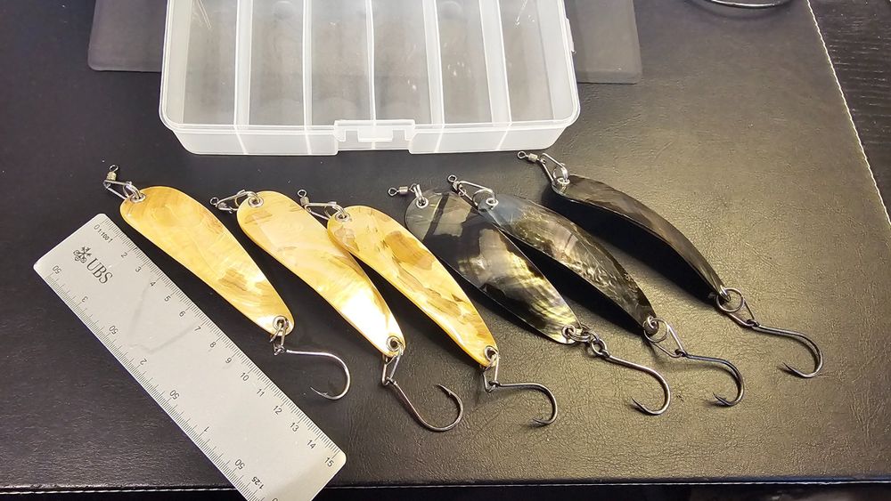 Perlmutt Tropfen Perlmutttropfen 10cm Set 6 Stück Bienemaja (Gebraucht