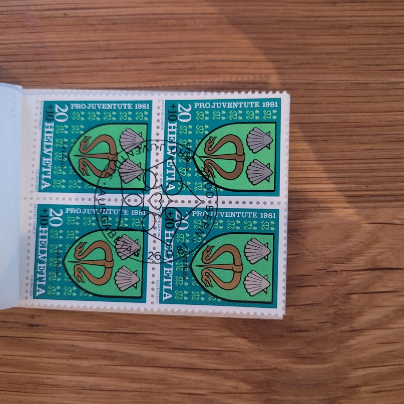 Alle Briefmarken: Markenheftchen Carnet De Timbre Pro Juventute 1981 – Gebraucht aus Biel/Bienne von Destockweb 2