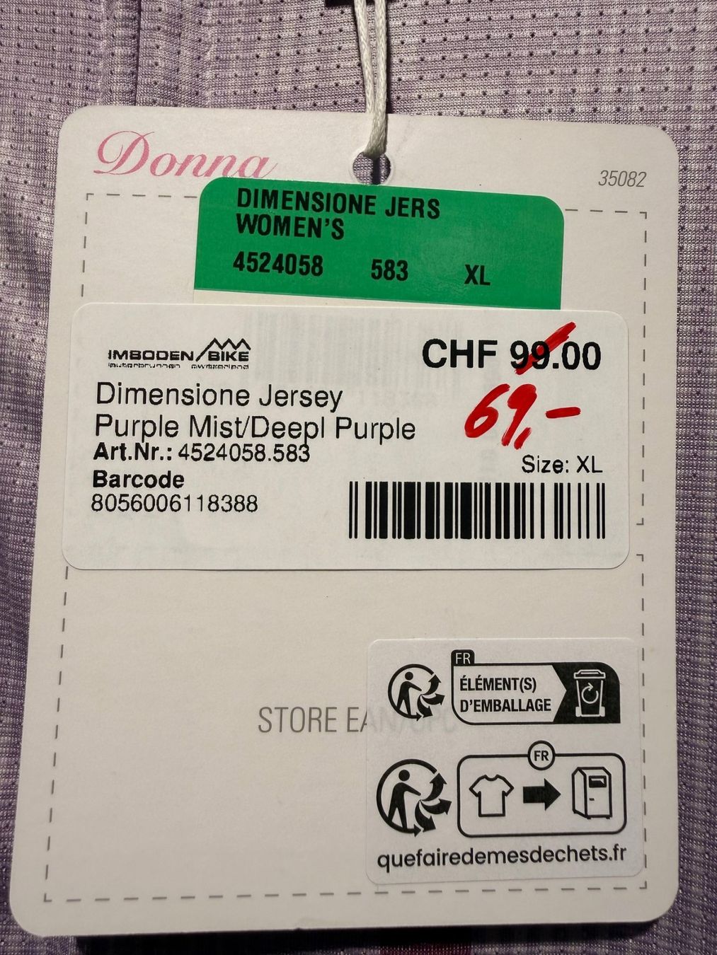Canottiere & Pantaloni: Castelli Dimensione Jersey Gr.XL – Nuovo (secondo la descrizione) da Lauterbrunnen venduto da Imboden-Bike 3