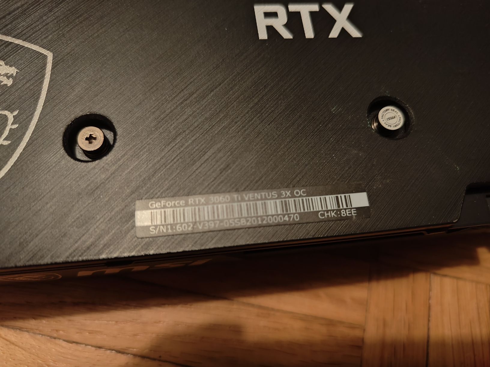 MSI Cartes graphiques: MSI - RTX 3060 Ti - VENTUS 3X OC – D'occasion à Lausanne par Theovibes 2