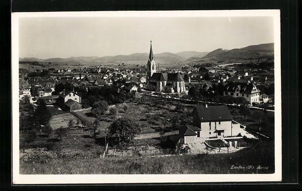 Cartoline postali: AK Laufen, Teilansicht mit Kirche – Usato da Berlin venduto da bartko-reher