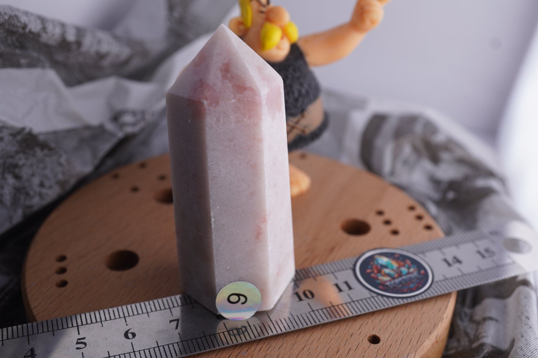 Mineralien & Heilsteine: Opal Rosa   Spitze   ca 65mm x  25mm – Neu und originalverpackt aus Eschenbach SG von topstone 2