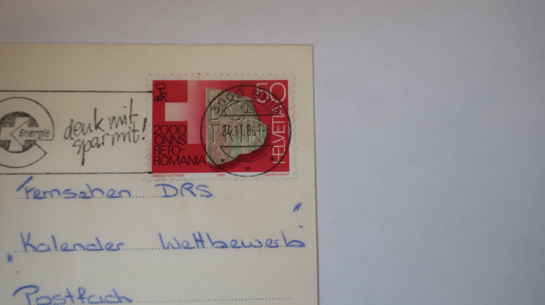 Ansichtskarten: Riederalp Wallis Multivues   1986 – Gebraucht aus Cormoret von Pascalll2001 7