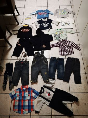(A8)   17 x Baby Kleiderpaket gr. 80 für Jungs guter Zustand
