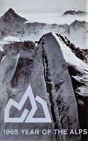 1965 YEAR OF THE ALPS - Original Plakat