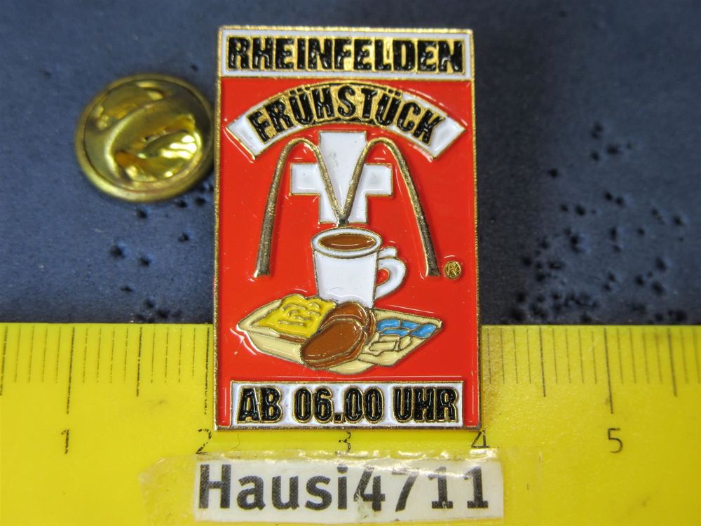 MCDONALDS RHEINFELDEN PIN FRüHSTüCK ORIG Kaufen auf Ricardo