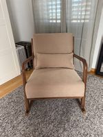 Stillsessel / Schaukelsessel - SKOVDE Stoff Beige