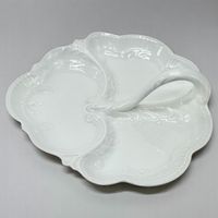 Superbe plateau de service en porcelaine LIMOGES BH