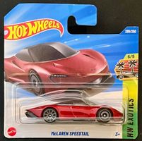 Hot Wheels McLaren Speedtail, 209/250