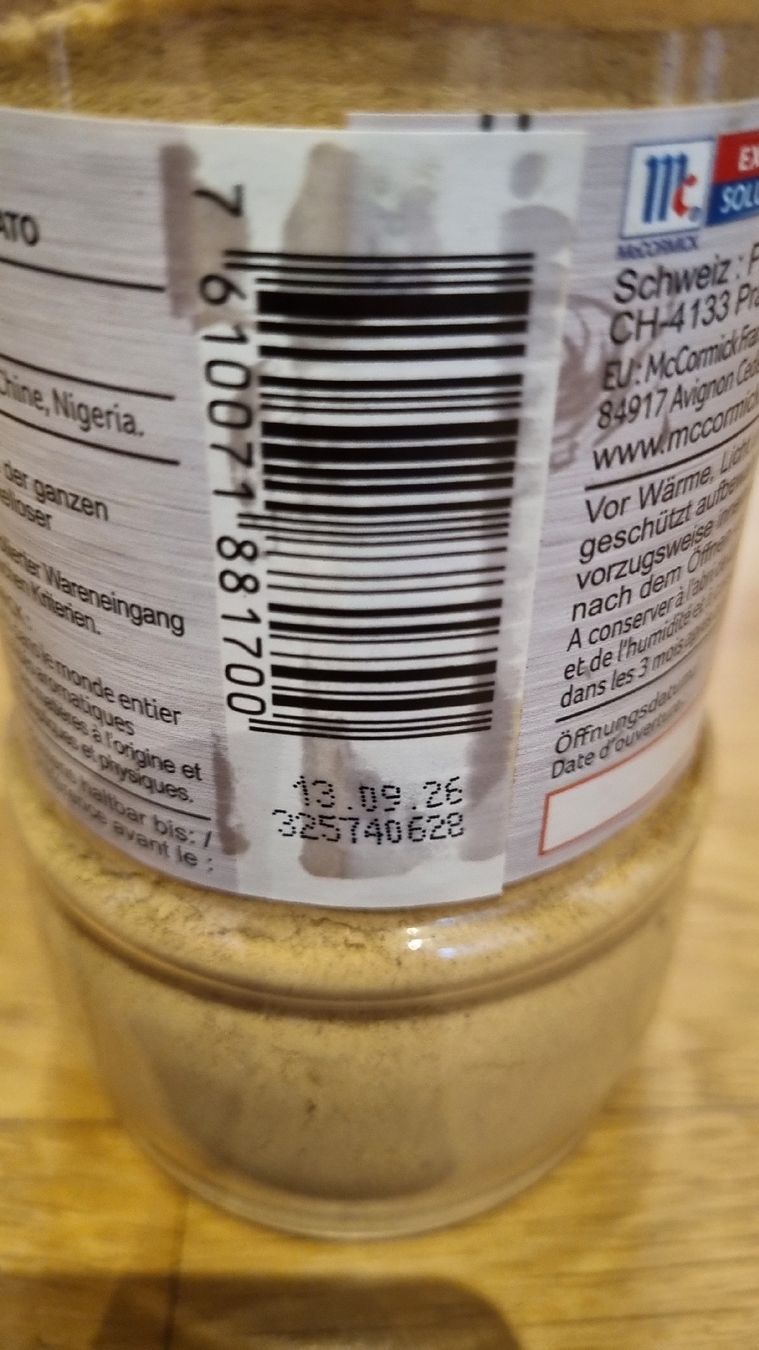 Cibi & Specialità: McCormick Ingwer gemahlen (180g) – Nuovo (secondo la descrizione) da Adliswil venduto da Hortulano 3