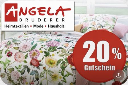 Angela Bruderer 20% Rabatt Gutschein auf alles!