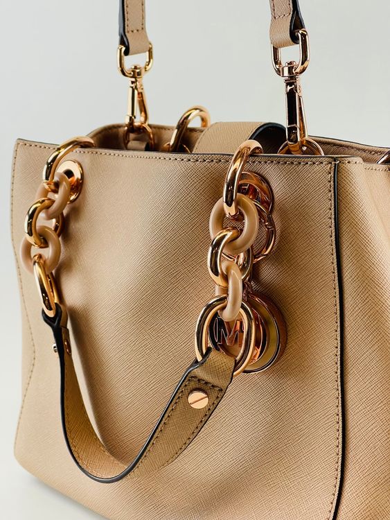 Graziöse Roségold-Beige Crossbody- Bag MICHAEL KORS Small
