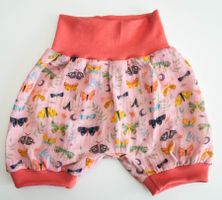 Kurze Pumphose aus Musselin mit schmetterling - Gr.74/80 NEU