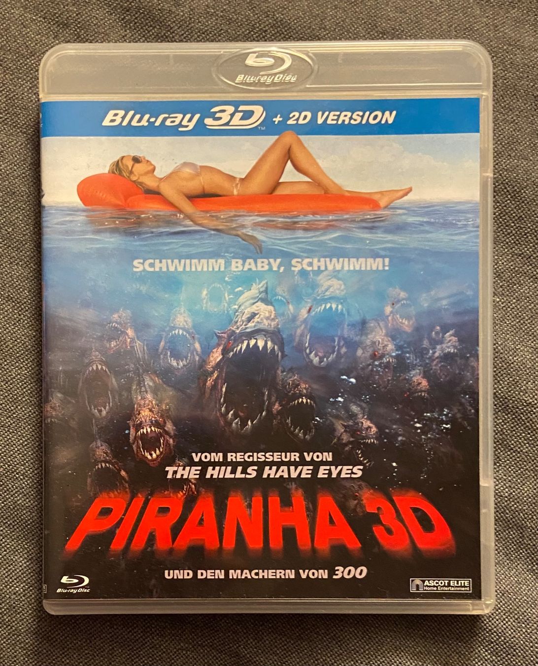 Alle DVDs: PIRANHA 3D • Blu-ray 3D + 2D Version – Gebraucht aus Luzern von Lycka