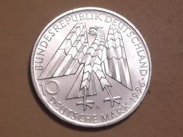 Deutschland 10 Mark "Kolpingwerk" 1996 A Silber