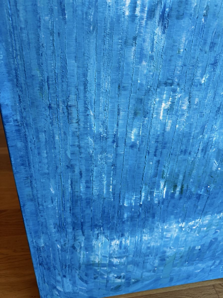 Dipinti: Schweizer Kunst Abstrakt Aqua Blau 100x80cm – Nuovo (secondo la descrizione) da Zürich venduto da LuxuryJewellery 2