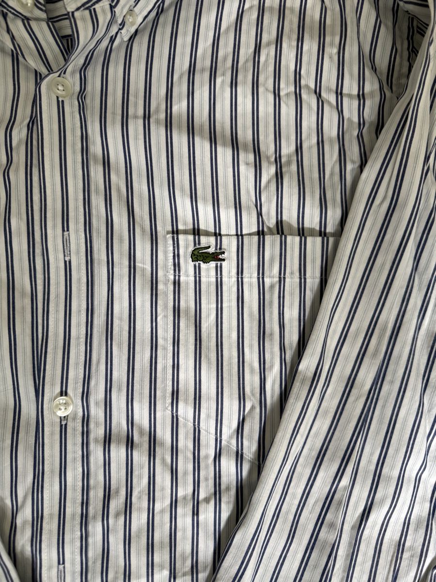 Lacoste Camicie: Lacoste Hemd Regular Fit gestreift Grösse L neu – Nuovo (secondo la descrizione) da Ettingen venduto da mengi 1