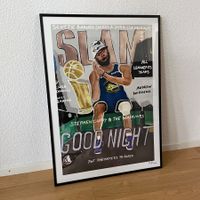 Stephen Curry Night Night Trophy NBA Slam Basketball Kunst
