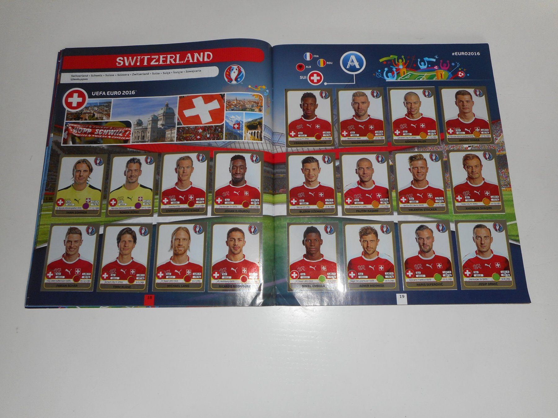 Panini Alben: Panini Euro/EM Album 2016 komplett – Gebraucht aus Cham von Paniniworld 4