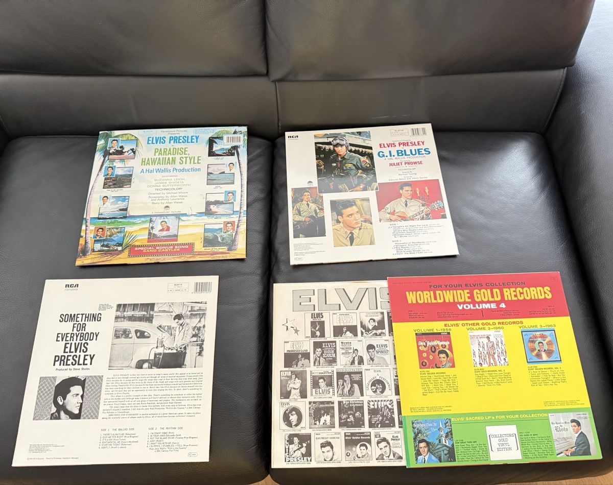 Vinyles: 4 x Elvis Presley Schallplatten LP Sammlung – D'occasion à Goldach par Donpancho 6