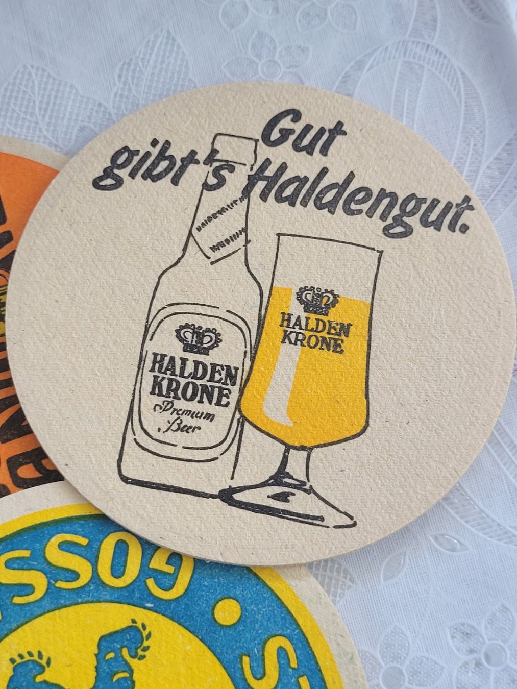 Alle Dekorationen: Diverse Vintage Bierdeckel einwandfrei  – Gebraucht aus Buttikon SZ von Renco 5